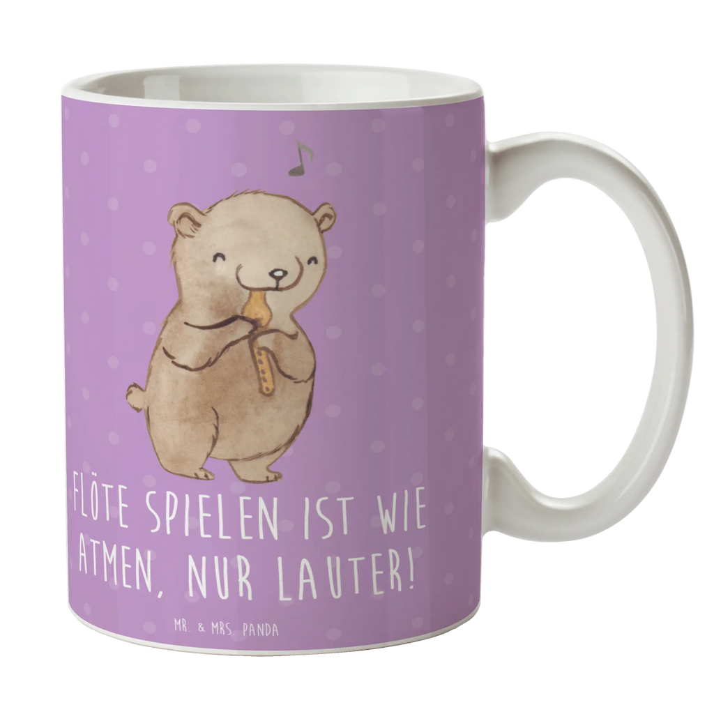 Mug Flöte spielen ist wie atmen, nur lauter! Geschenktasse, Keramiktasse, Tasse, Tasse mit Zitaten, Porzellantasse, Kaffeetasse, Bürotasse, Tasse mit Motiven, Teetasse, Instrumente, Geschenke Musiker, Musikliebhaber