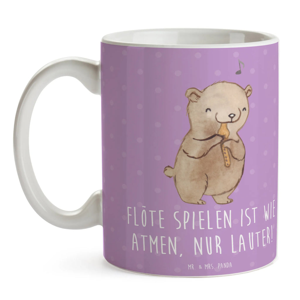 Mug Flöte spielen ist wie atmen, nur lauter! Geschenktasse, Keramiktasse, Tasse, Tasse mit Zitaten, Porzellantasse, Kaffeetasse, Bürotasse, Tasse mit Motiven, Teetasse, Instrumente, Geschenke Musiker, Musikliebhaber