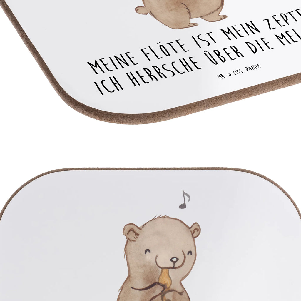 Square coaster Meine Flöte ist mein Zepter - ich herrsche über die Melodien! Untersetzer für Gläser, Untersetzer aus Holz, Untersetzer Holz, Holzuntersetzer, Tassen Untersetzer, Glasuntersetzer, Korkuntersetzer, Getränkeuntersetzer, Bierdeckel, Untersetzer, Untersetzer Design, Untersetzer Gläser, Instrumente, Geschenke Musiker, Musikliebhaber