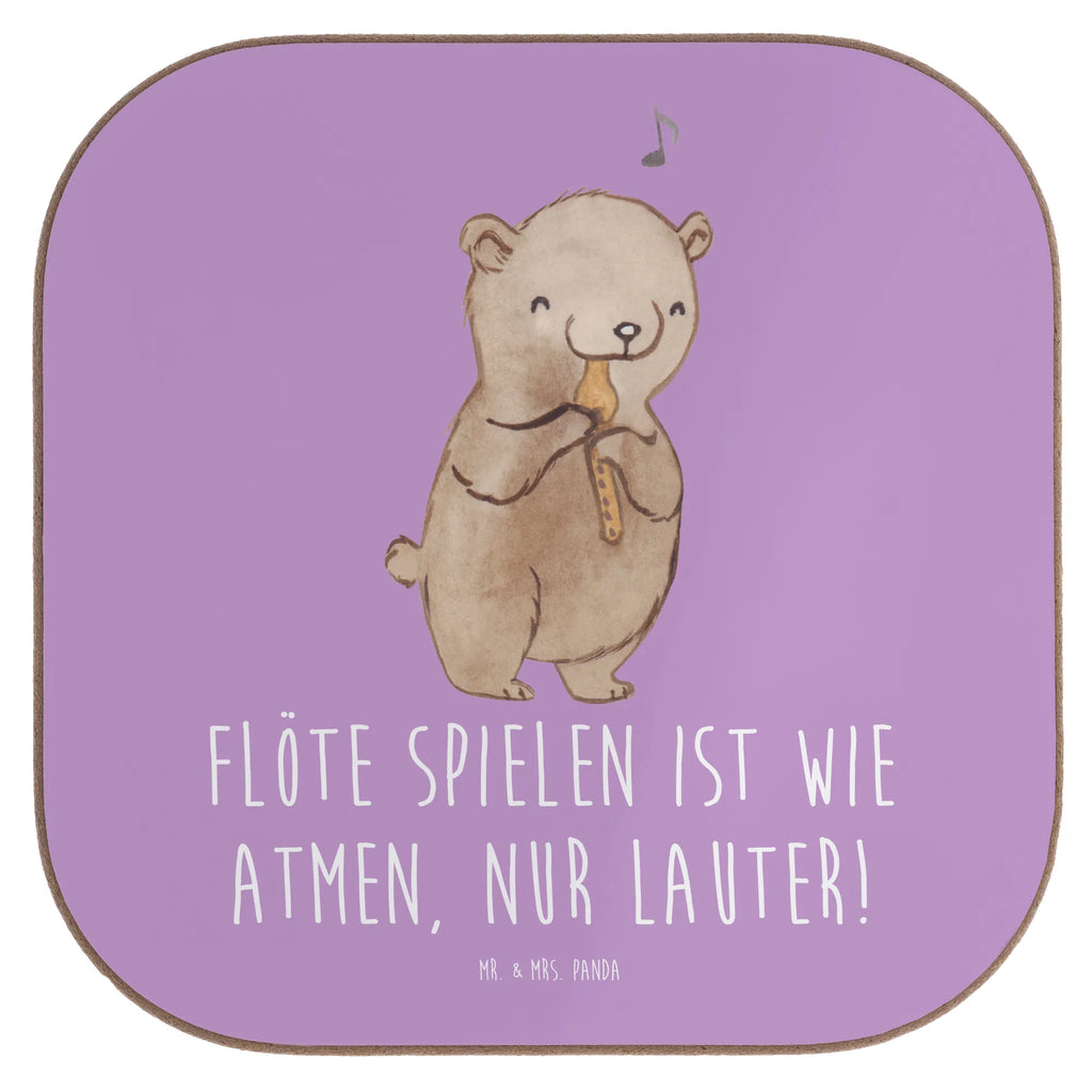 Square coaster Flöte spielen ist wie atmen, nur lauter! Bierdeckel, Untersetzer, Korkuntersetzer, Getränkeuntersetzer, Tassen Untersetzer, Untersetzer Holz, Glasuntersetzer, Untersetzer Gläser, Untersetzer aus Holz, Untersetzer Design, Untersetzer für Gläser, Holzuntersetzer, Instrumente, Geschenke Musiker, Musikliebhaber