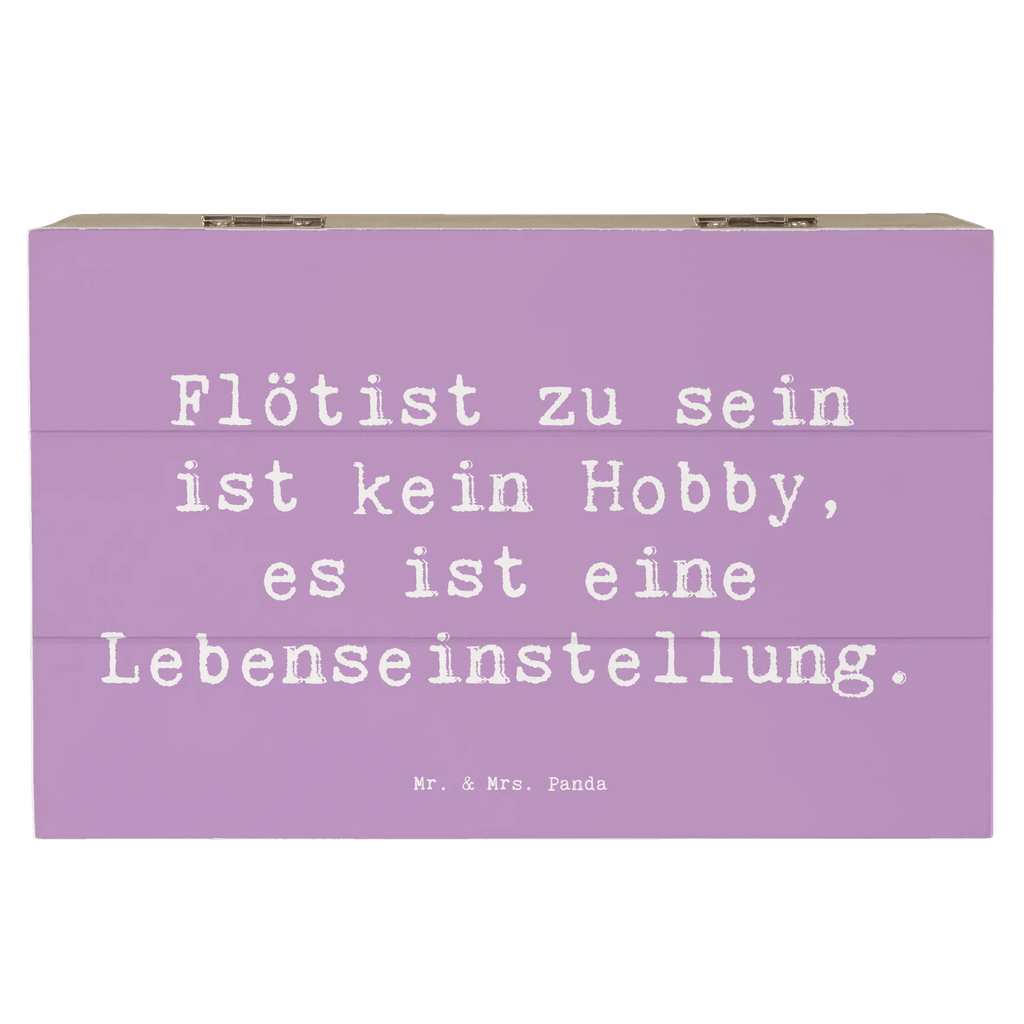 Wooden chest Saying Flötist zu sein ist kein Hobby, es ist eine Lebenseinstellung. Erinnerungskiste, XXL, Truhe, Geschenkdose, Schatzkiste, Dekokiste, Geschenkbox, Kiste, Erinnerungsbox, Schatulle, Holzkiste, Aufbewahrungsbox, Instrumente, Geschenke Musiker, Musikliebhaber