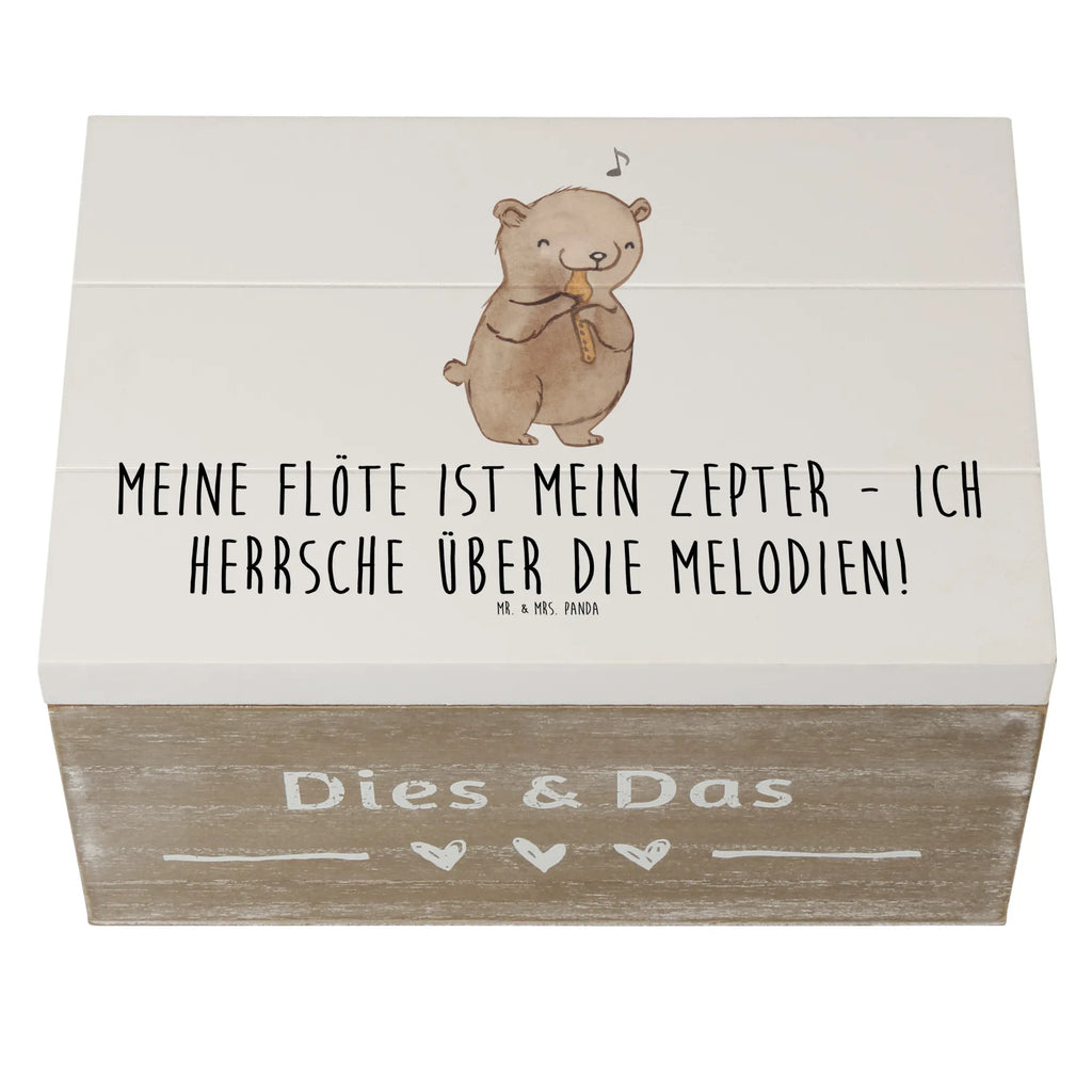 Holzkiste Flötenzauber XXL, Erinnerungsbox, Dekokiste, Schatzkiste, Geschenkbox, Erinnerungskiste, Truhe, Geschenkdose, Kiste, Holzkiste, Schatulle, Aufbewahrungsbox, Instrumente, Geschenke Musiker, Musikliebhaber