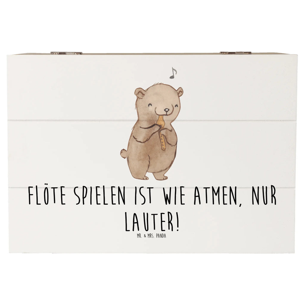 Holzkiste Flöte Atem Holzkiste, Kiste, Dekokiste, Aufbewahrungsbox, XXL, Erinnerungsbox, Schatzkiste, Schatulle, Geschenkdose, Geschenkbox, Erinnerungskiste, Truhe, Instrumente, Geschenke Musiker, Musikliebhaber