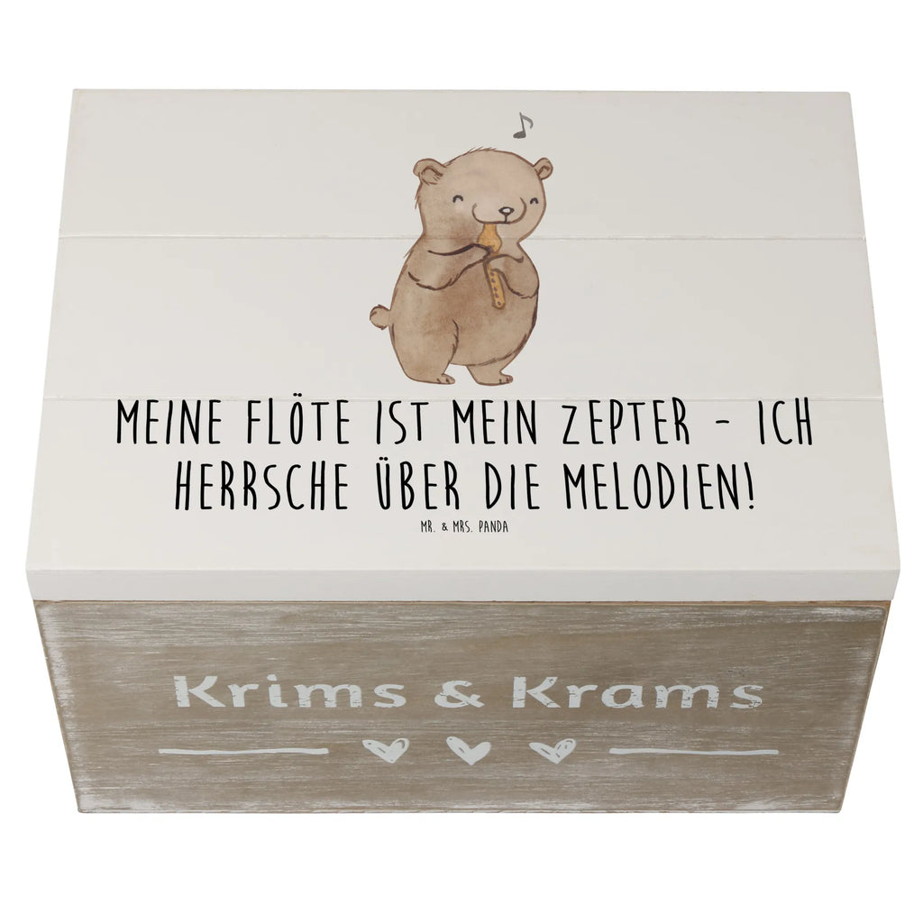 Holzkiste Flötenzauber XXL, Erinnerungsbox, Dekokiste, Schatzkiste, Geschenkbox, Erinnerungskiste, Truhe, Geschenkdose, Kiste, Holzkiste, Schatulle, Aufbewahrungsbox, Instrumente, Geschenke Musiker, Musikliebhaber