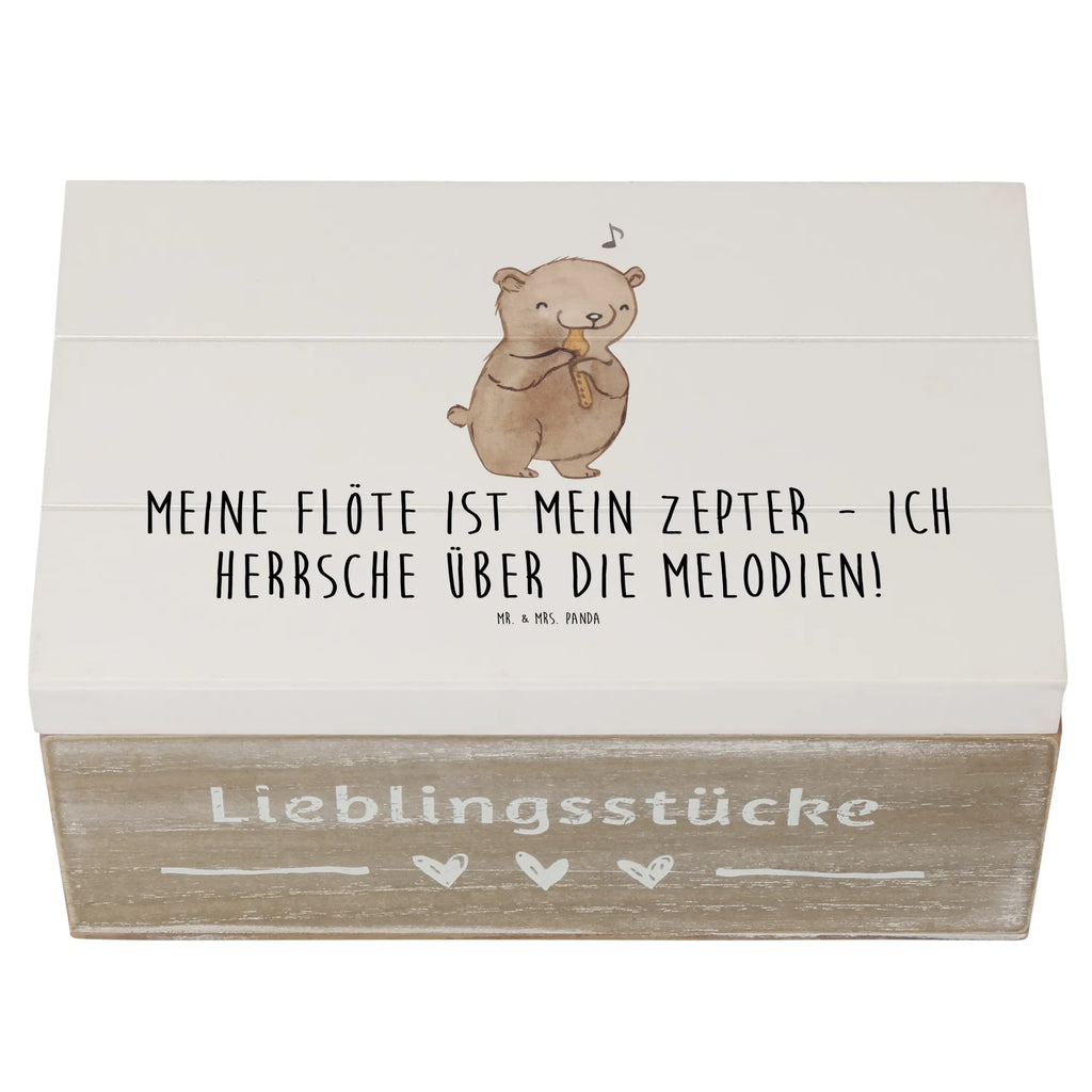 Holzkiste Flötenzauber XXL, Erinnerungsbox, Dekokiste, Schatzkiste, Geschenkbox, Erinnerungskiste, Truhe, Geschenkdose, Kiste, Holzkiste, Schatulle, Aufbewahrungsbox, Instrumente, Geschenke Musiker, Musikliebhaber