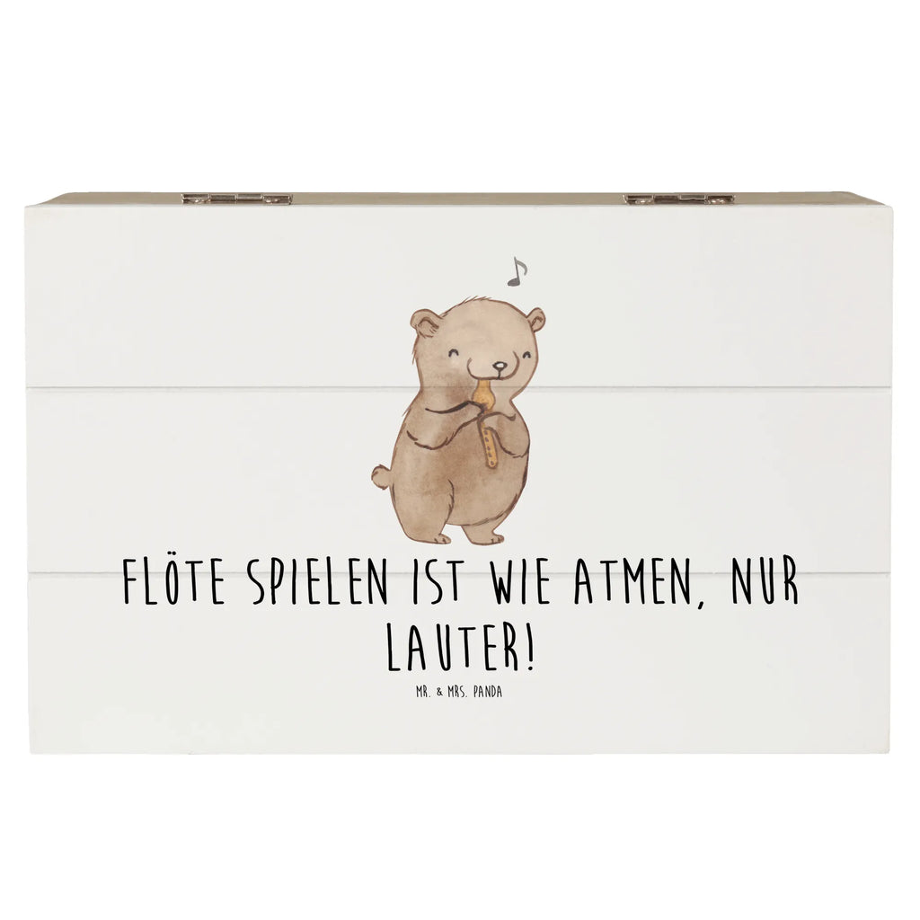 Holzkiste Flöte Atem Holzkiste, Kiste, Dekokiste, Aufbewahrungsbox, XXL, Erinnerungsbox, Schatzkiste, Schatulle, Geschenkdose, Geschenkbox, Erinnerungskiste, Truhe, Instrumente, Geschenke Musiker, Musikliebhaber