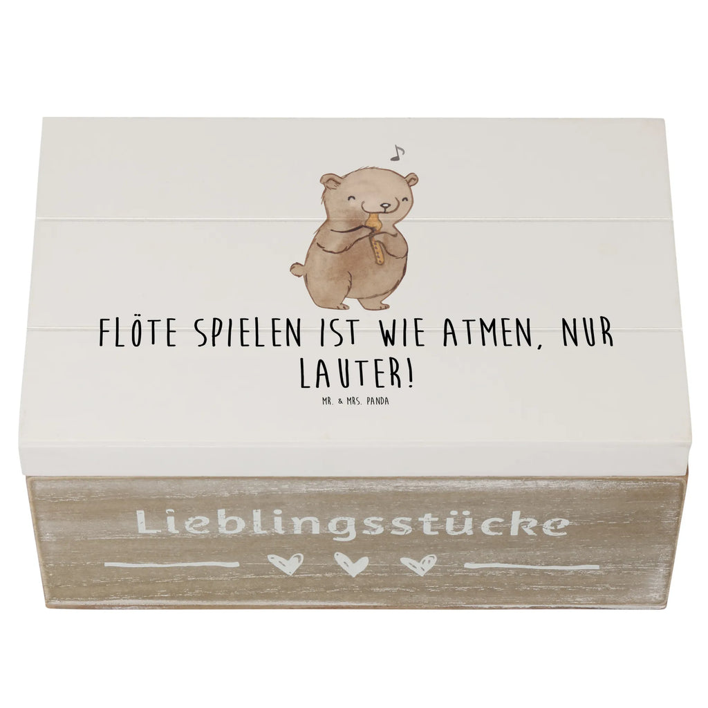 Holzkiste Flöte Atem Holzkiste, Kiste, Dekokiste, Aufbewahrungsbox, XXL, Erinnerungsbox, Schatzkiste, Schatulle, Geschenkdose, Geschenkbox, Erinnerungskiste, Truhe, Instrumente, Geschenke Musiker, Musikliebhaber
