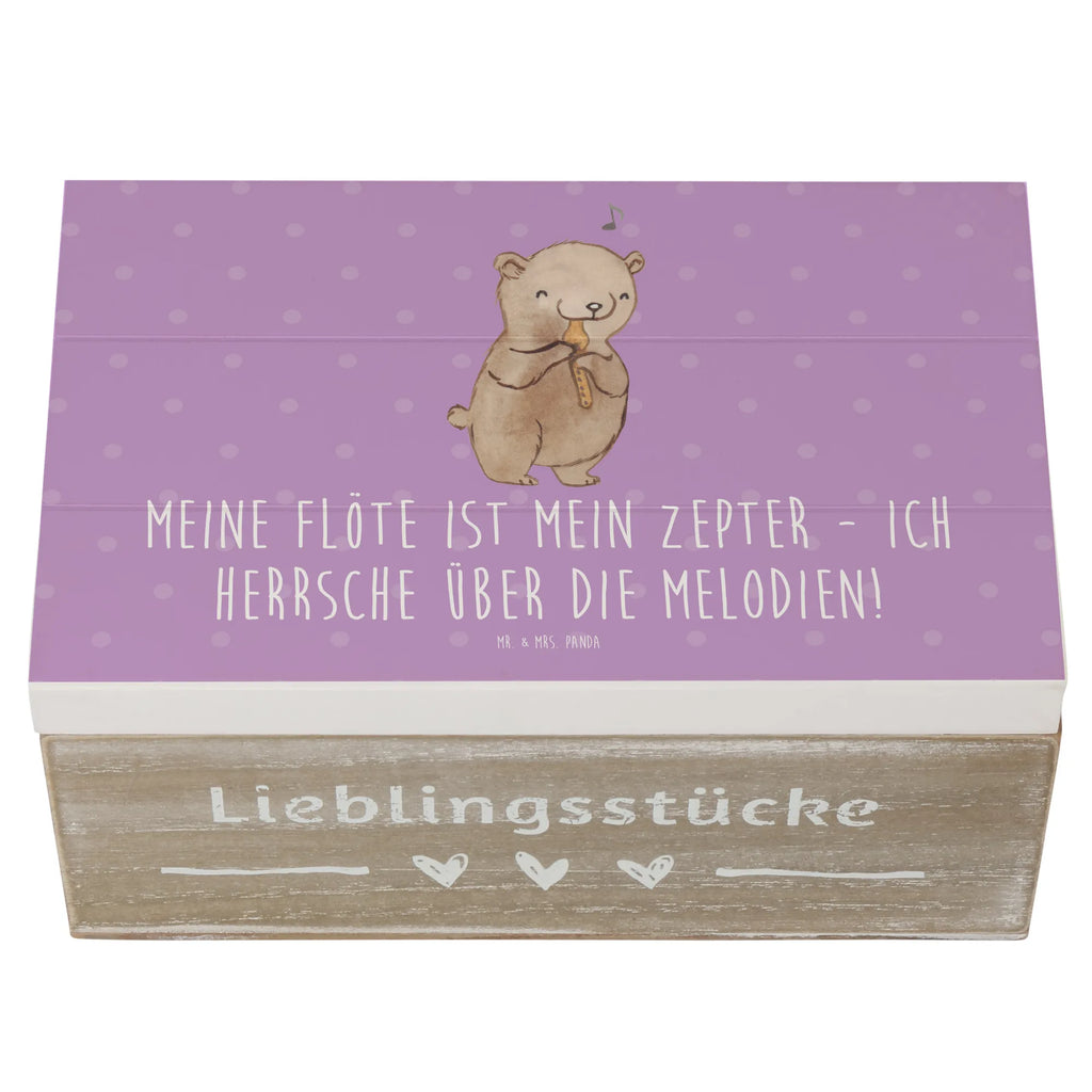 Holzkiste Flötenzauber XXL, Erinnerungsbox, Dekokiste, Schatzkiste, Geschenkbox, Erinnerungskiste, Truhe, Geschenkdose, Kiste, Holzkiste, Schatulle, Aufbewahrungsbox, Instrumente, Geschenke Musiker, Musikliebhaber