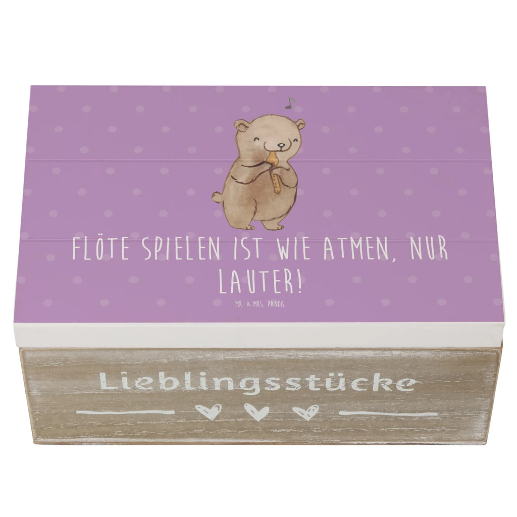 Holzkiste Flöte Atem Holzkiste, Kiste, Dekokiste, Aufbewahrungsbox, XXL, Erinnerungsbox, Schatzkiste, Schatulle, Geschenkdose, Geschenkbox, Erinnerungskiste, Truhe, Instrumente, Geschenke Musiker, Musikliebhaber