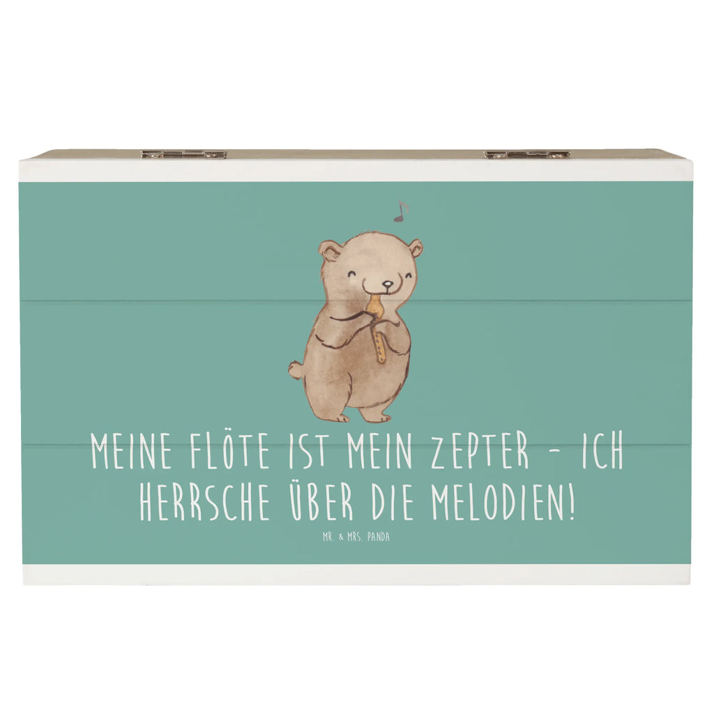 Holzkiste Flötenzauber XXL, Erinnerungsbox, Dekokiste, Schatzkiste, Geschenkbox, Erinnerungskiste, Truhe, Geschenkdose, Kiste, Holzkiste, Schatulle, Aufbewahrungsbox, Instrumente, Geschenke Musiker, Musikliebhaber
