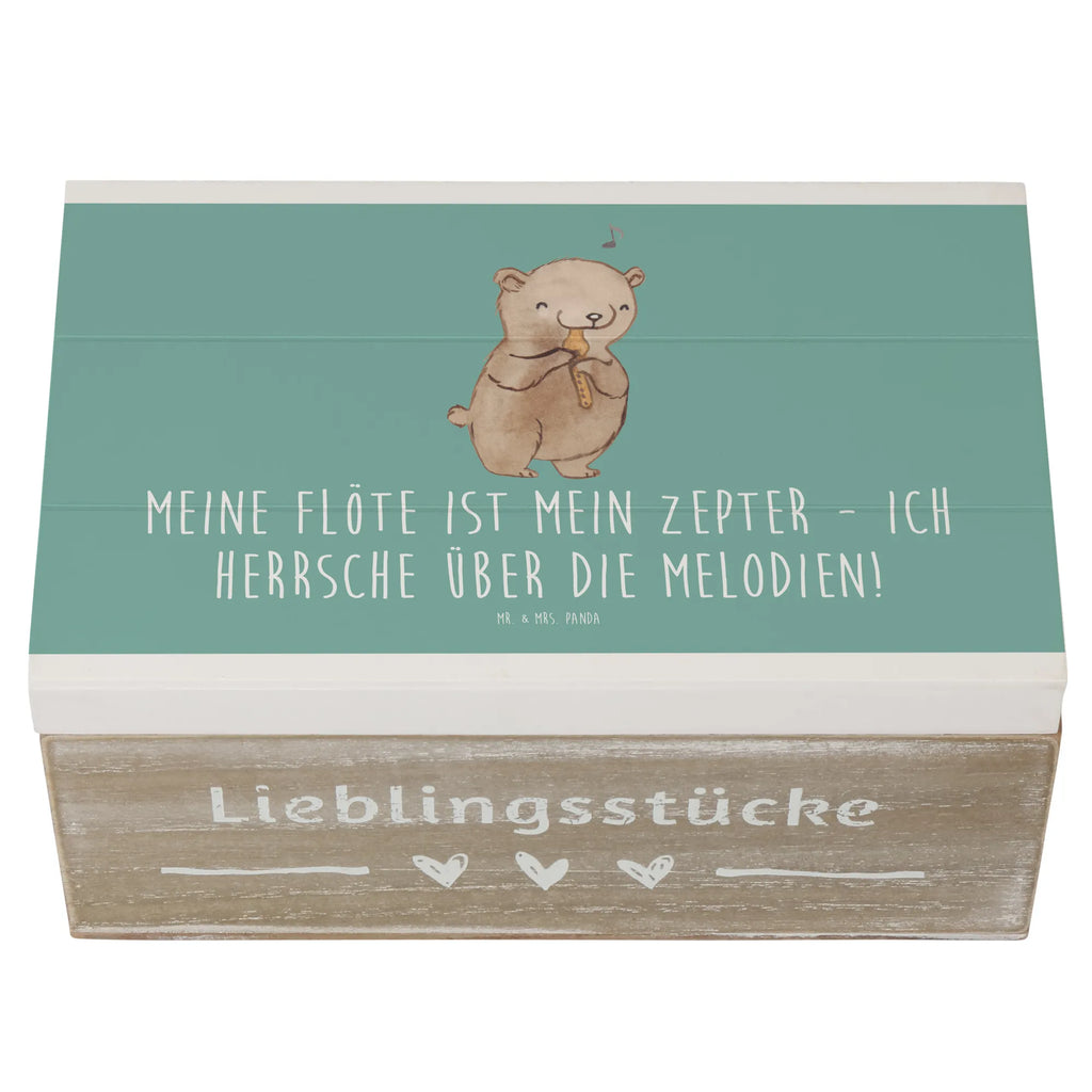Holzkiste Flötenzauber XXL, Erinnerungsbox, Dekokiste, Schatzkiste, Geschenkbox, Erinnerungskiste, Truhe, Geschenkdose, Kiste, Holzkiste, Schatulle, Aufbewahrungsbox, Instrumente, Geschenke Musiker, Musikliebhaber