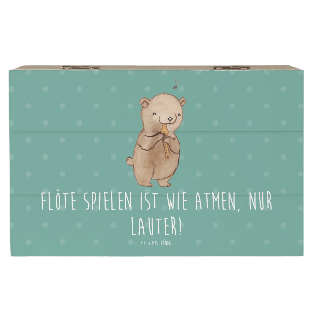 Holzkiste Flöte Atem Holzkiste, Kiste, Dekokiste, Aufbewahrungsbox, XXL, Erinnerungsbox, Schatzkiste, Schatulle, Geschenkdose, Geschenkbox, Erinnerungskiste, Truhe, Instrumente, Geschenke Musiker, Musikliebhaber