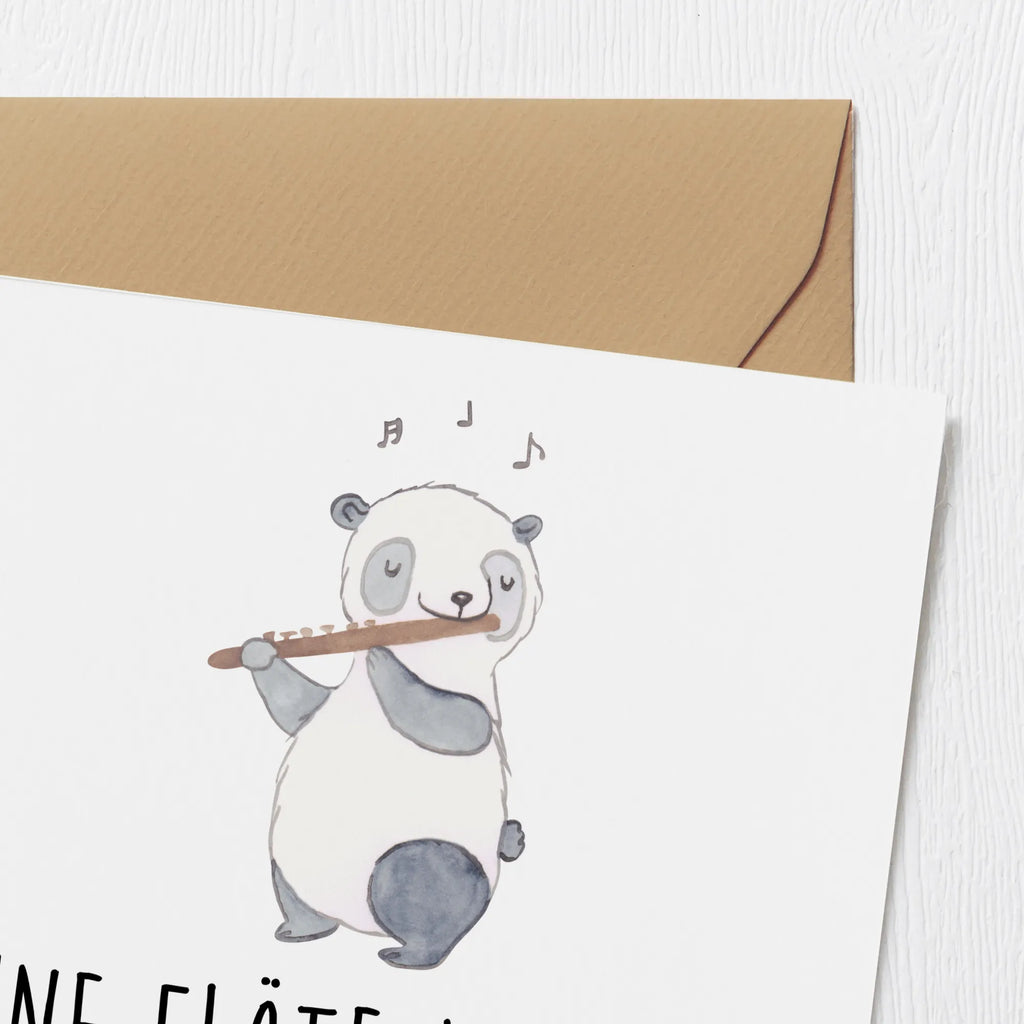 Deluxe Card Ohne Flöte ist das Leben öde! Einladungskarte, Hochwertige Grußkarte, Hochzeitskarte, Glückwunschkarte, Karte, Grußkarte, Geburtstagskarte, Klappkarte, Hochwertige Klappkarte, Instrumente, Geschenke Musiker, Musikliebhaber