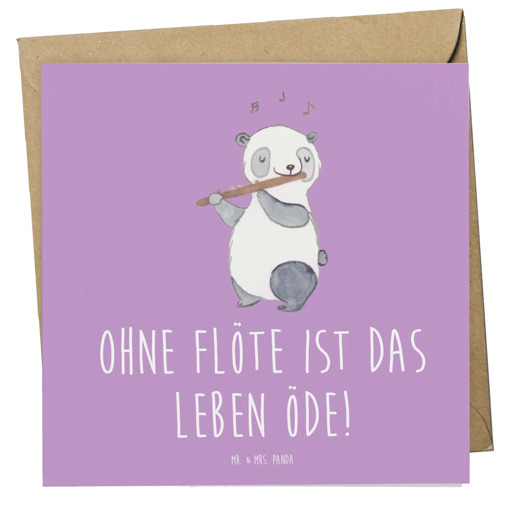Deluxe Card Ohne Flöte ist das Leben öde! Einladungskarte, Hochwertige Grußkarte, Hochzeitskarte, Glückwunschkarte, Karte, Grußkarte, Geburtstagskarte, Klappkarte, Hochwertige Klappkarte, Instrumente, Geschenke Musiker, Musikliebhaber