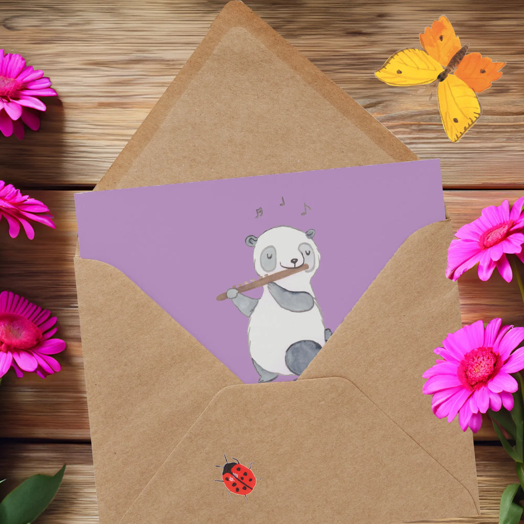 Deluxe Card Ohne Flöte ist das Leben öde! Einladungskarte, Hochwertige Grußkarte, Hochzeitskarte, Glückwunschkarte, Karte, Grußkarte, Geburtstagskarte, Klappkarte, Hochwertige Klappkarte, Instrumente, Geschenke Musiker, Musikliebhaber