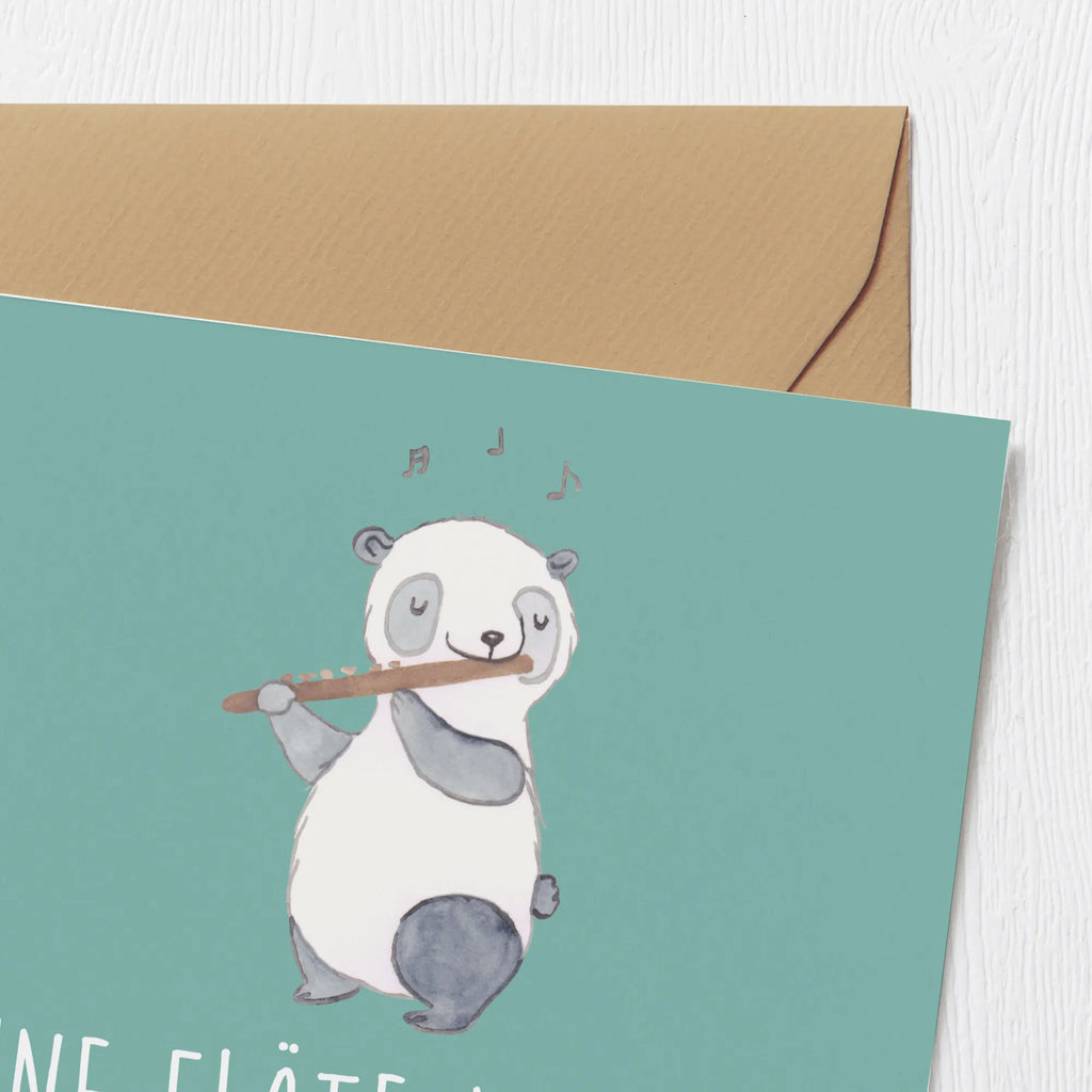 Deluxe Card Ohne Flöte ist das Leben öde! Einladungskarte, Hochwertige Grußkarte, Hochzeitskarte, Glückwunschkarte, Karte, Grußkarte, Geburtstagskarte, Klappkarte, Hochwertige Klappkarte, Instrumente, Geschenke Musiker, Musikliebhaber