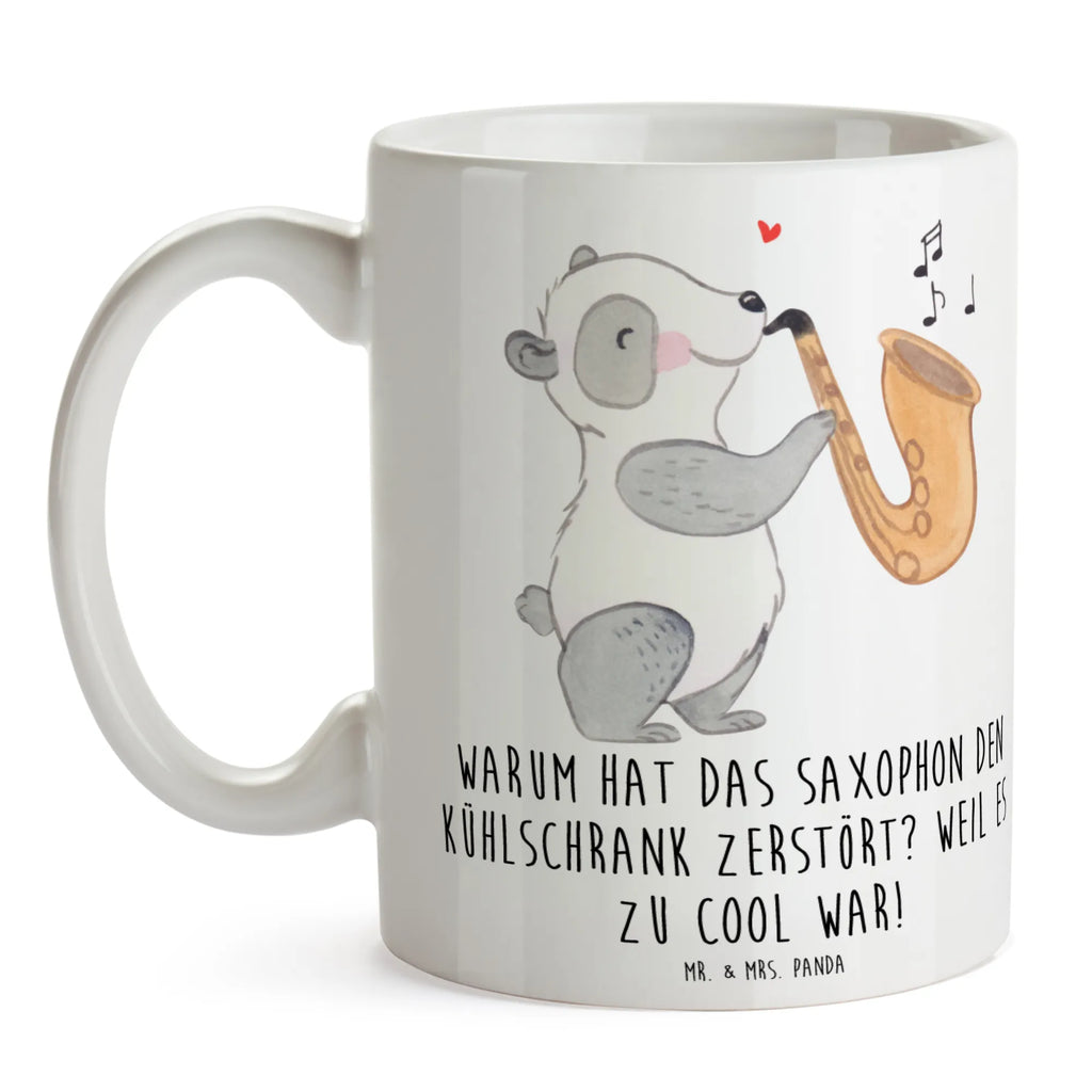 Tasse Saxophon Kühlschrank Kaffeetasse, Tasse mit Zitaten, Teetasse, Tasse mit Motiven, Porzellantasse, Geschenktasse, Keramiktasse, Bürotasse, Tasse, Instrumente, Geschenke Musiker, Musikliebhaber