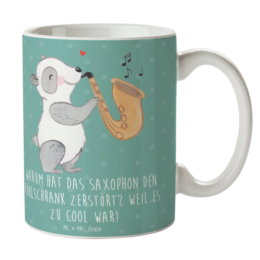 Tasse Saxophon Kühlschrank Kaffeetasse, Tasse mit Zitaten, Teetasse, Tasse mit Motiven, Porzellantasse, Geschenktasse, Keramiktasse, Bürotasse, Tasse, Instrumente, Geschenke Musiker, Musikliebhaber