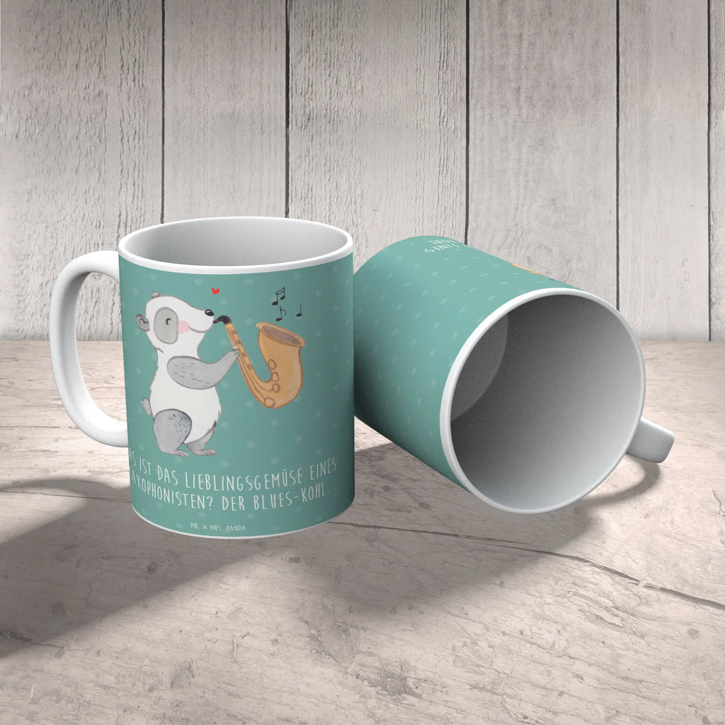 Tasse Saxophon Blues Teetasse, Porzellantasse, Tasse, Keramiktasse, Geschenktasse, Tasse mit Motiven, Kaffeetasse, Tasse mit Zitaten, Bürotasse, Instrumente, Geschenke Musiker, Musikliebhaber