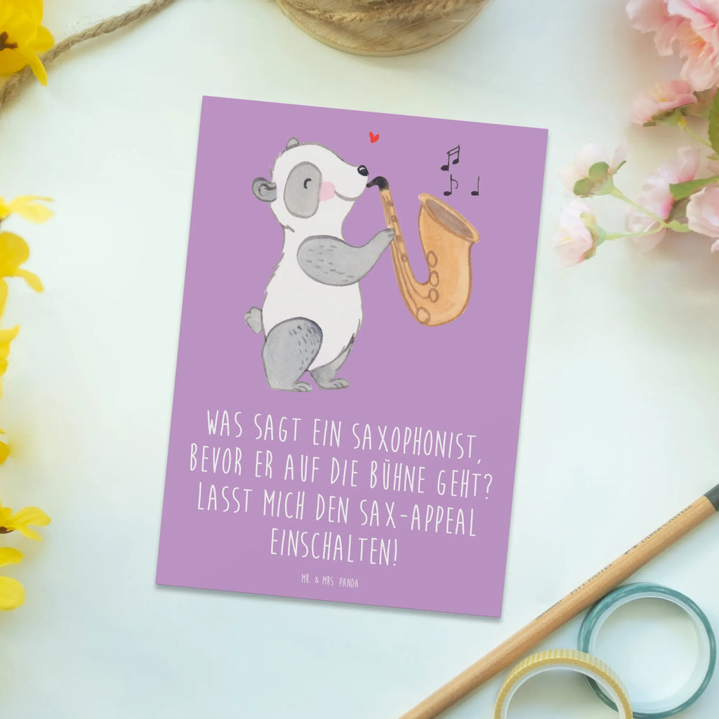 Postkarte Magischer Saxophon-Charme Geburtstagskarte, Dankeskarte, Ansichtskarten, Einladung Geburtstag, Einladungskarte, Ansichtskarte, Grußkarte, Karte, Geschenkkarte, Postkarte, Einladungskarten Geburtstag, Einladung, Instrumente, Geschenke Musiker, Musikliebhaber
