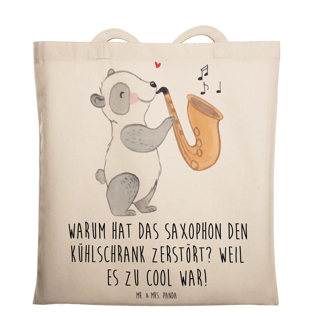 Tote bag Warum hat das Saxophon den Kühlschrank zerstört? Weil es zu cool war! Stoffbeutel, Einkaufstasche, Beuteltasche, Beutel, Tragetasche, Laptoptasche, Umhängetasche, Einkaufstüte, Tasche, Badetasche, Stofftasche, Schultertasche, Jutetasche, Jutebeutel, Shopper, Strandtasche, Instrumente, Geschenke Musiker, Musikliebhaber
