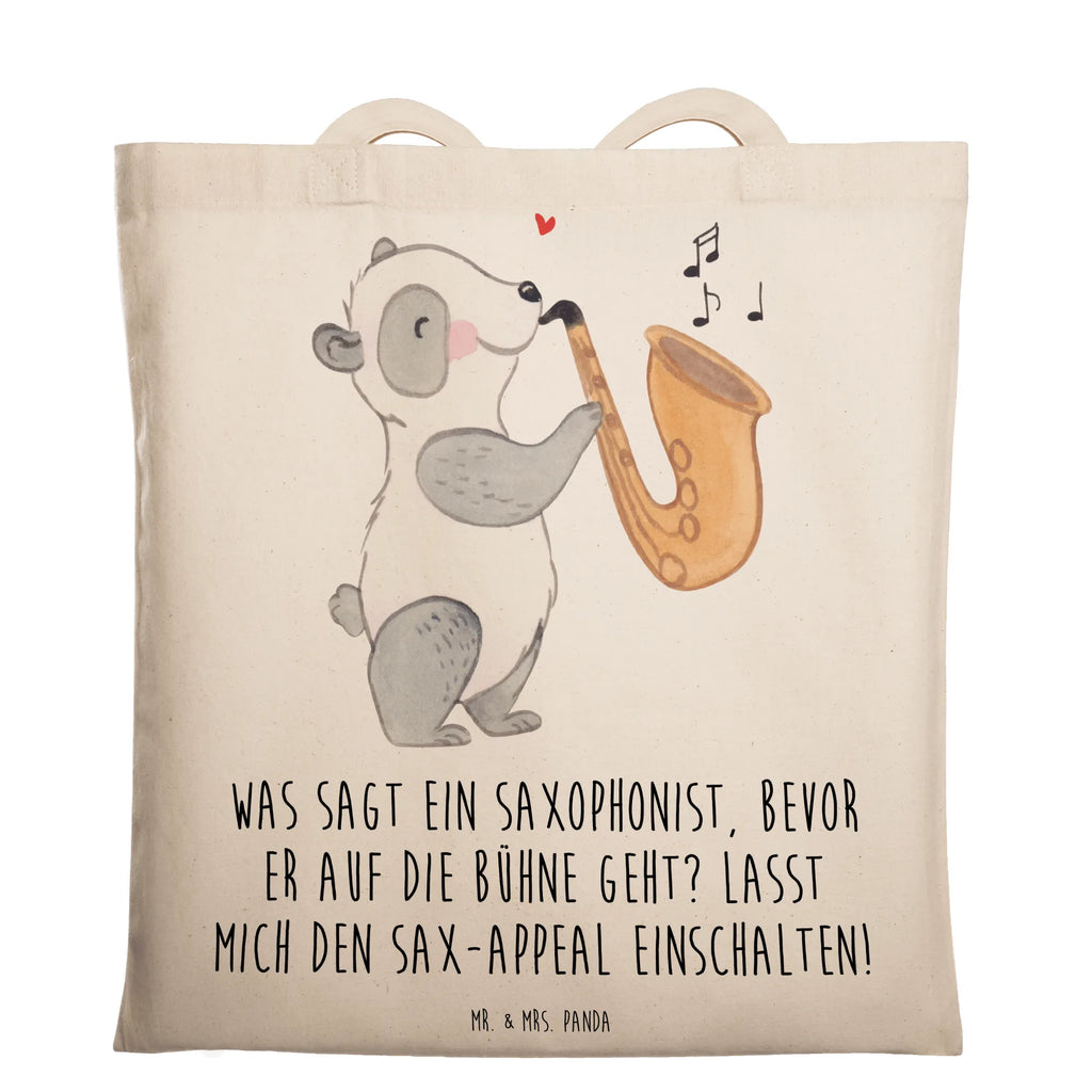 Tote bag Was sagt ein Saxophonist, bevor er auf die Bühne geht? Lasst mich den Sax-appeal einschalten! Shopper, Badetasche, Tragetasche, Jutebeutel, Stofftasche, Beutel, Stoffbeutel, Einkaufstüte, Tasche, Einkaufstasche, Jutetasche, Umhängetasche, Laptoptasche, Strandtasche, Beuteltasche, Schultertasche, Instrumente, Geschenke Musiker, Musikliebhaber