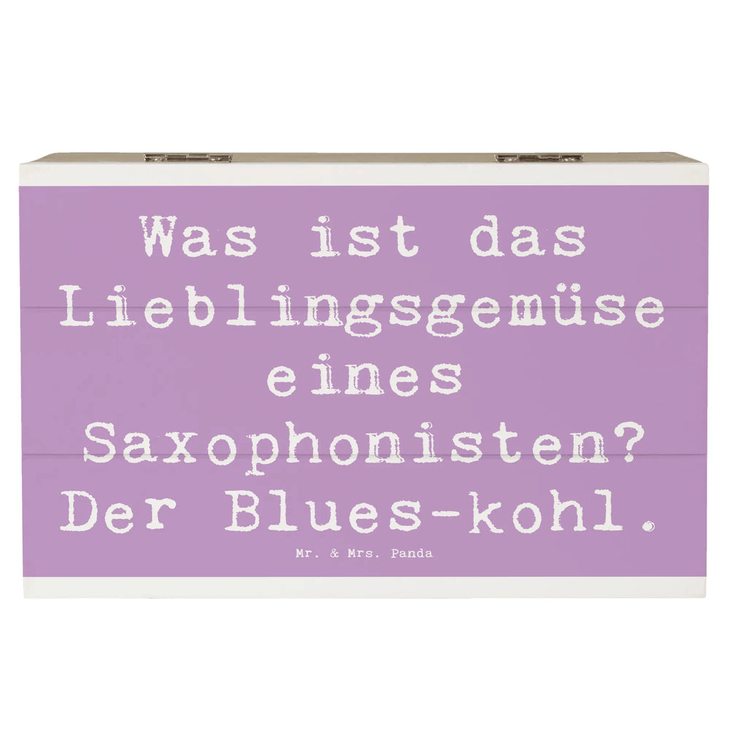 Wooden chest Saying Was ist das Lieblingsgemüse eines Saxophonisten? Der Blues-kohl. Holzkiste, Schatzkiste, Truhe, Dekokiste, Geschenkdose, Erinnerungsbox, Aufbewahrungsbox, XXL, Erinnerungskiste, Schatulle, Kiste, Geschenkbox, Instrumente, Geschenke Musiker, Musikliebhaber