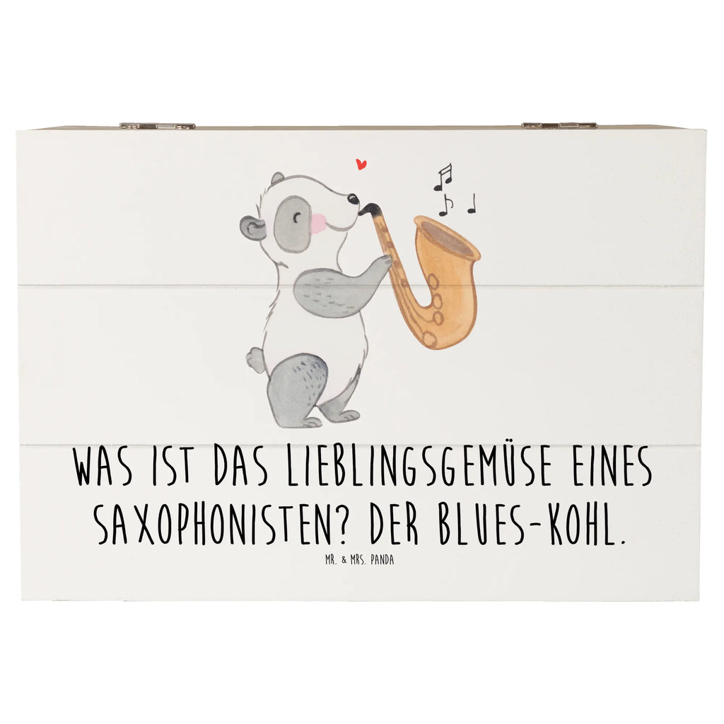 Wooden chest Was ist das Lieblingsgemüse eines Saxophonisten? Der Blues-kohl. Dekokiste, Geschenkbox, Schatzkiste, Erinnerungskiste, Aufbewahrungsbox, Erinnerungsbox, XXL, Geschenkdose, Schatulle, Holzkiste, Kiste, Truhe, Instrumente, Geschenke Musiker, Musikliebhaber