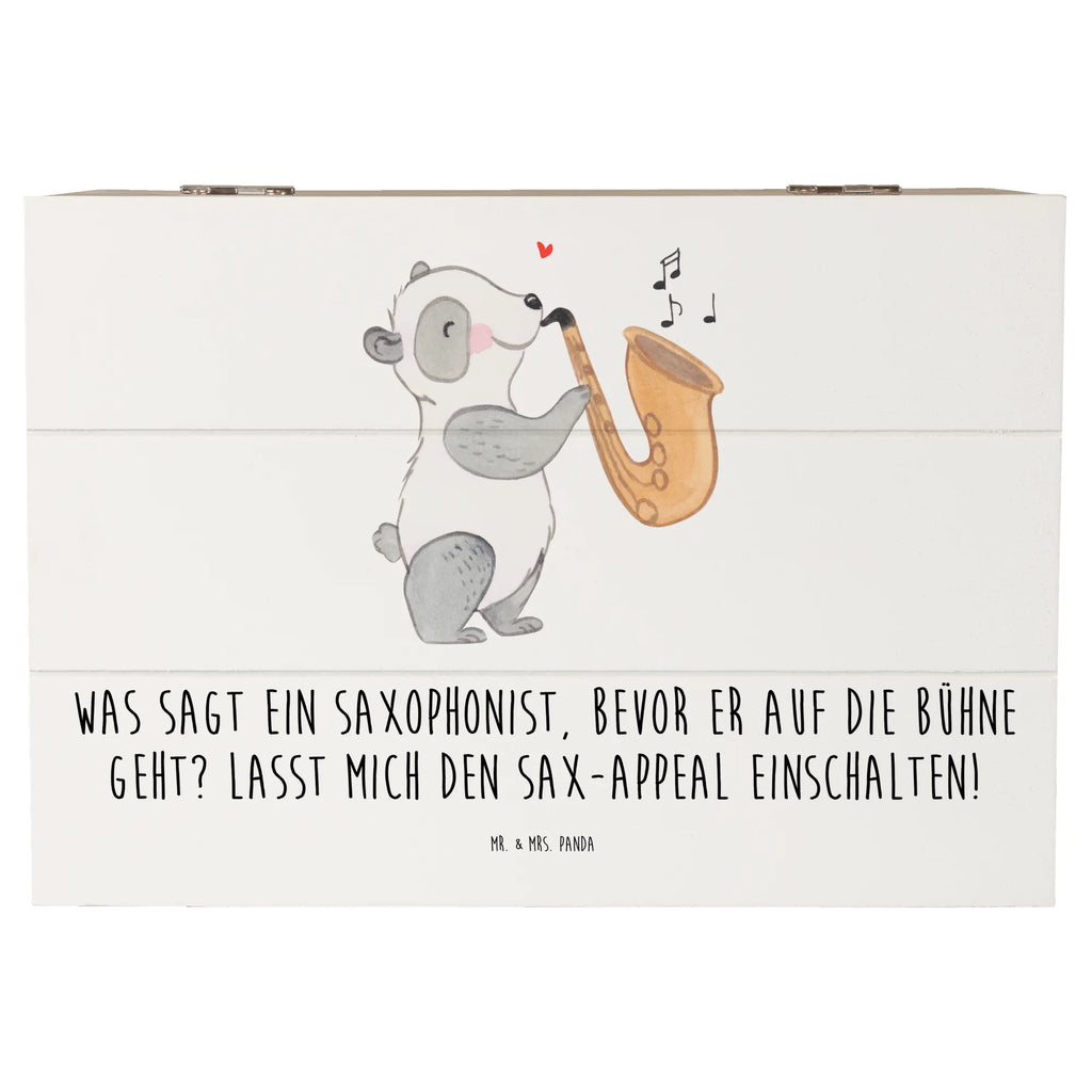 Holzkiste Magischer Saxophon-Charme Dekokiste, XXL, Kiste, Holzkiste, Truhe, Schatzkiste, Geschenkbox, Geschenkdose, Erinnerungsbox, Erinnerungskiste, Schatulle, Aufbewahrungsbox, Instrumente, Geschenke Musiker, Musikliebhaber
