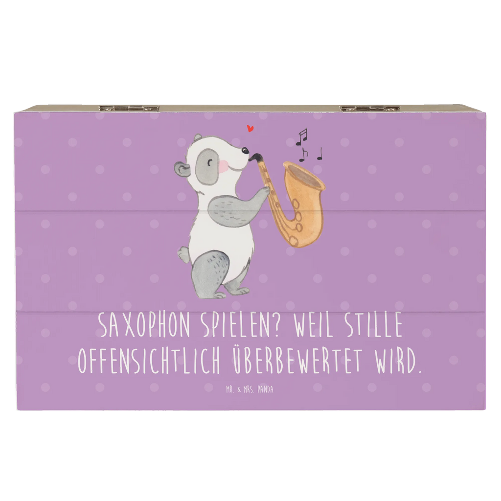 Wooden chest Saxophon spielen? Weil Stille offensichtlich überbewertet wird. XXL, Erinnerungskiste, Aufbewahrungsbox, Holzkiste, Schatulle, Kiste, Dekokiste, Geschenkdose, Erinnerungsbox, Truhe, Geschenkbox, Schatzkiste, Instrumente, Geschenke Musiker, Musikliebhaber