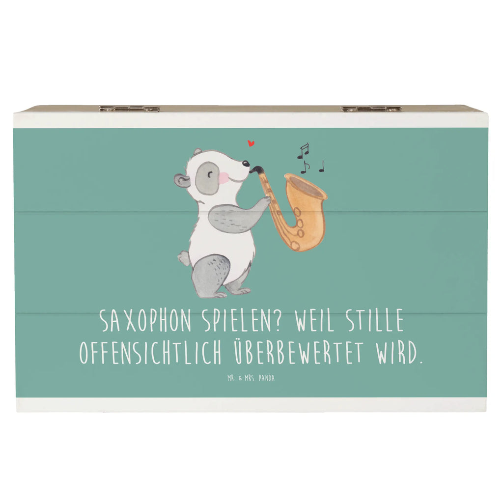 Wooden chest Saxophon spielen? Weil Stille offensichtlich überbewertet wird. XXL, Erinnerungskiste, Aufbewahrungsbox, Holzkiste, Schatulle, Kiste, Dekokiste, Geschenkdose, Erinnerungsbox, Truhe, Geschenkbox, Schatzkiste, Instrumente, Geschenke Musiker, Musikliebhaber