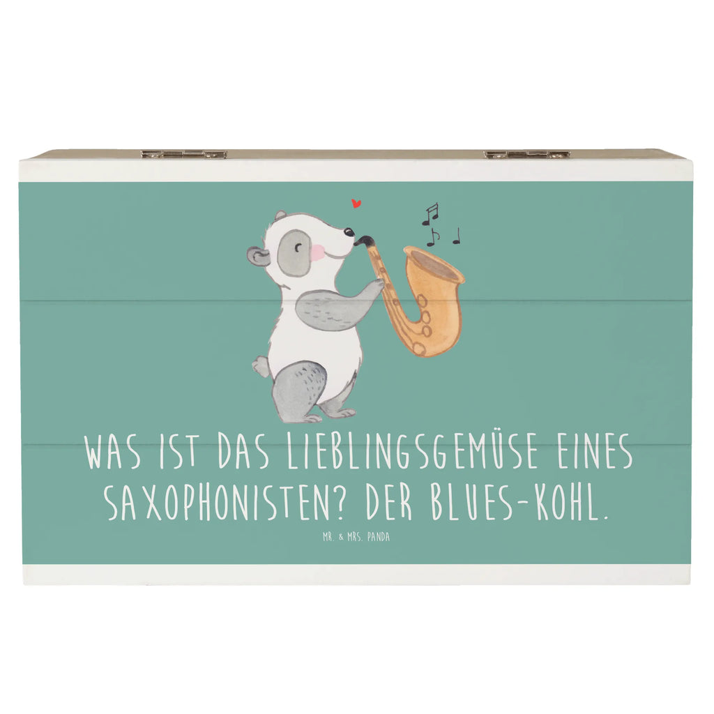 Wooden chest Was ist das Lieblingsgemüse eines Saxophonisten? Der Blues-kohl. Dekokiste, Geschenkbox, Schatzkiste, Erinnerungskiste, Aufbewahrungsbox, Erinnerungsbox, XXL, Geschenkdose, Schatulle, Holzkiste, Kiste, Truhe, Instrumente, Geschenke Musiker, Musikliebhaber