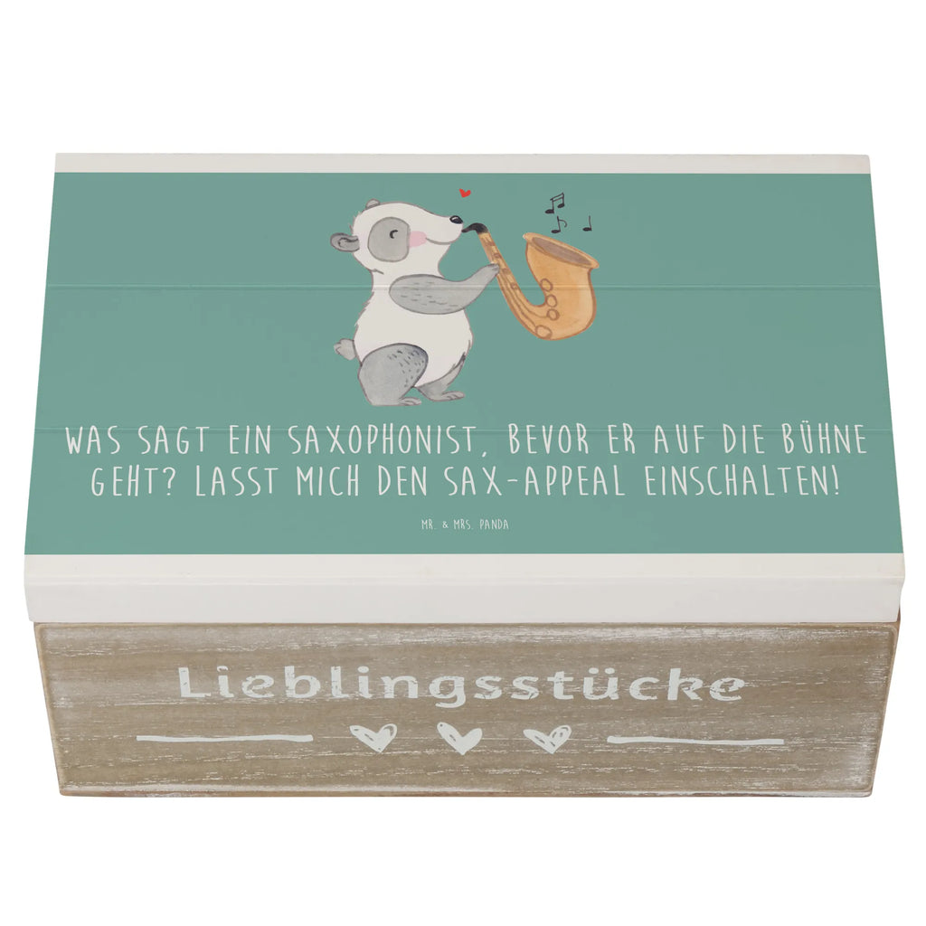 Holzkiste Magischer Saxophon-Charme Dekokiste, XXL, Kiste, Holzkiste, Truhe, Schatzkiste, Geschenkbox, Geschenkdose, Erinnerungsbox, Erinnerungskiste, Schatulle, Aufbewahrungsbox, Instrumente, Geschenke Musiker, Musikliebhaber