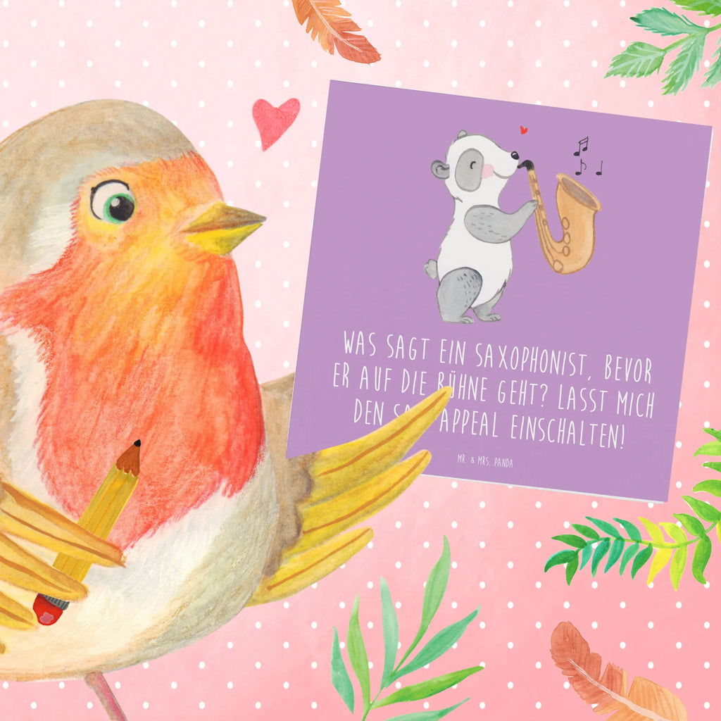 Deluxe Card Was sagt ein Saxophonist, bevor er auf die Bühne geht? Lasst mich den Sax-appeal einschalten! Einladungskarte, Glückwunschkarte, Hochwertige Klappkarte, Hochzeitskarte, Karte, Grußkarte, Klappkarte, Hochwertige Grußkarte, Geburtstagskarte, Instrumente, Geschenke Musiker, Musikliebhaber