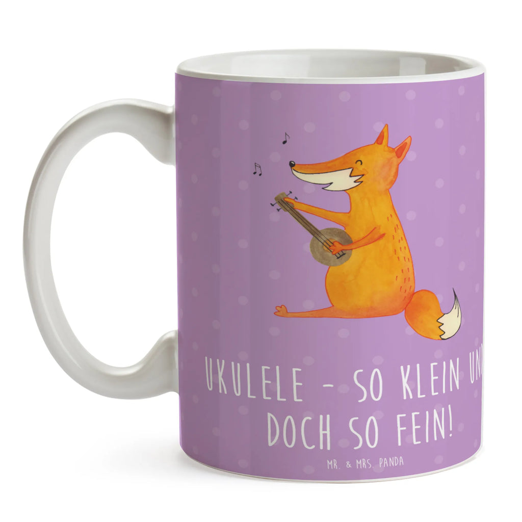 Mug Ukulele - so klein und doch so fein! Teetasse, Bürotasse, Tasse mit Zitaten, Tasse mit Motiven, Tasse, Geschenktasse, Porzellantasse, Kaffeetasse, Keramiktasse, Instrumente, Geschenke Musiker, Musikliebhaber