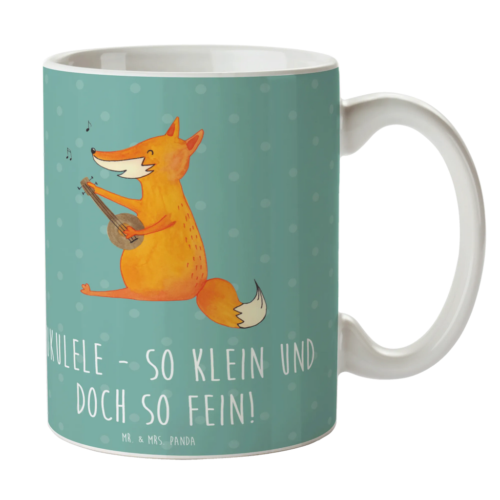 Mug Ukulele - so klein und doch so fein! Teetasse, Bürotasse, Tasse mit Zitaten, Tasse mit Motiven, Tasse, Geschenktasse, Porzellantasse, Kaffeetasse, Keramiktasse, Instrumente, Geschenke Musiker, Musikliebhaber