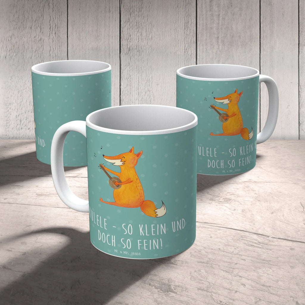 Mug Ukulele - so klein und doch so fein! Teetasse, Bürotasse, Tasse mit Zitaten, Tasse mit Motiven, Tasse, Geschenktasse, Porzellantasse, Kaffeetasse, Keramiktasse, Instrumente, Geschenke Musiker, Musikliebhaber