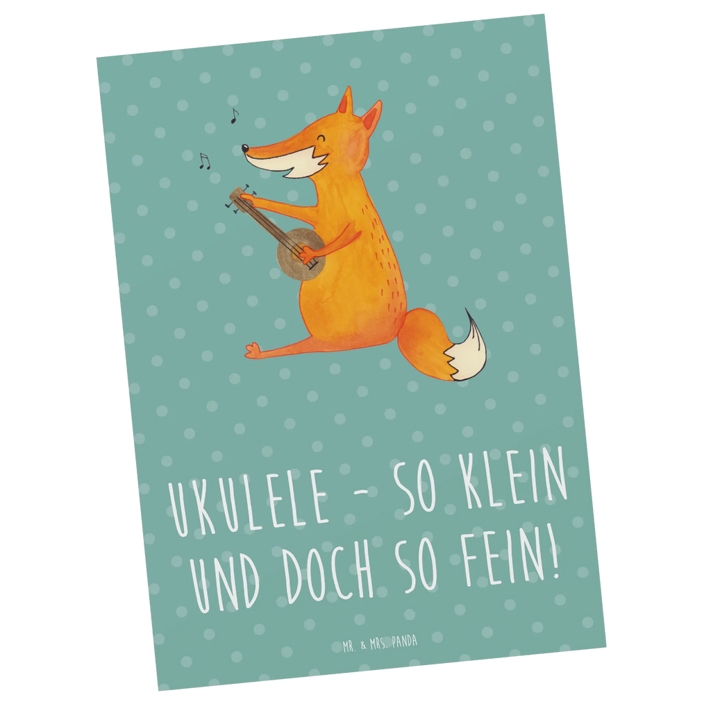 Postcard Ukulele - so klein und doch so fein! Karte, Ansichtskarte, Einladungskarten Geburtstag, Grußkarte, Ansichtskarten, Einladungskarte, Dankeskarte, Einladung Geburtstag, Geburtstagskarte, Geschenkkarte, Einladung, Postkarte, Instrumente, Geschenke Musiker, Musikliebhaber