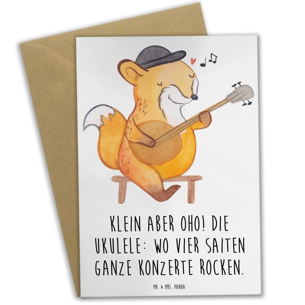 Grußkarte Ukulele Magie Ansichtskarten, Klappkarte, Einladungskarte, Glückwunschkarte, Grußkarte, Geburtstagskarte, Hochzeitskarte, Karte, Instrumente, Geschenke Musiker, Musikliebhaber