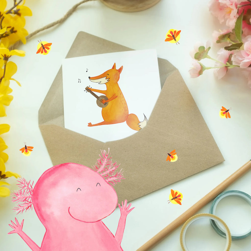 Greetings card Ukulele - so klein und doch so fein! Hochzeitskarte, Geburtstagskarte, Ansichtskarten, Grußkarte, Klappkarte, Glückwunschkarte, Karte, Einladungskarte, Instrumente, Geschenke Musiker, Musikliebhaber