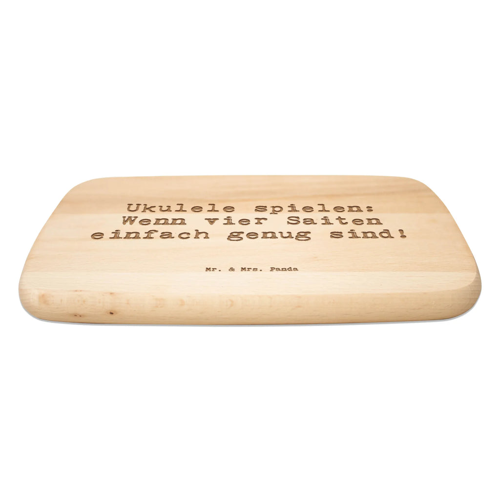 Serving board Saying Ukulele spielen: Wenn vier Saiten einfach genug sind! breakfast board, Board, cutting board, Instruments, gifts for musicians, music enthusiasts