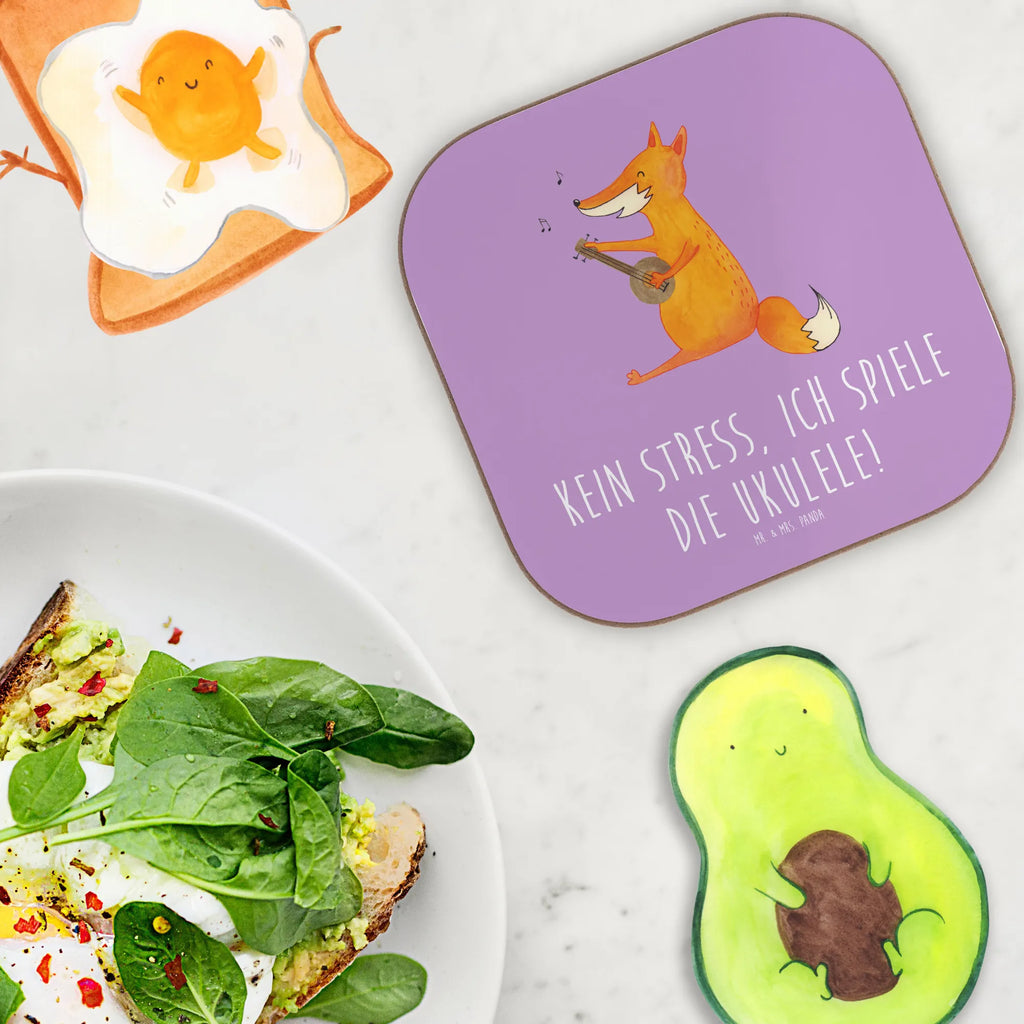 Square coaster Kein Stress, ich spiele die Ukulele! Untersetzer, Getränkeuntersetzer, Korkuntersetzer, Holzuntersetzer, Glasuntersetzer, Untersetzer aus Holz, Untersetzer für Gläser, Untersetzer Holz, Untersetzer Gläser, Tassen Untersetzer, Untersetzer Design, Bierdeckel, Instrumente, Geschenke Musiker, Musikliebhaber