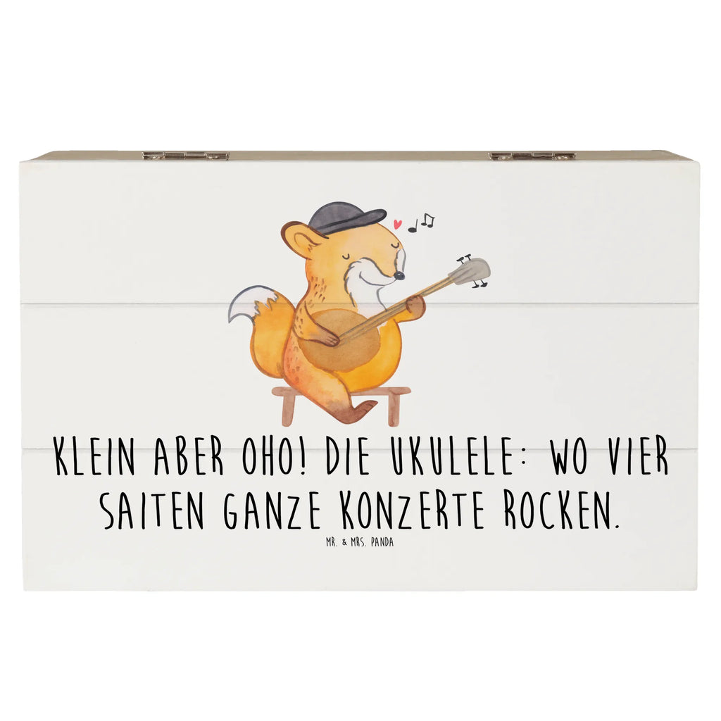 Wooden chest Klein aber oho! Die Ukulele: wo vier Saiten ganze Konzerte rocken. Kiste, Holzkiste, Dekokiste, Geschenkdose, Geschenkbox, Truhe, Erinnerungskiste, XXL, Aufbewahrungsbox, Erinnerungsbox, Schatulle, Schatzkiste, Instrumente, Geschenke Musiker, Musikliebhaber