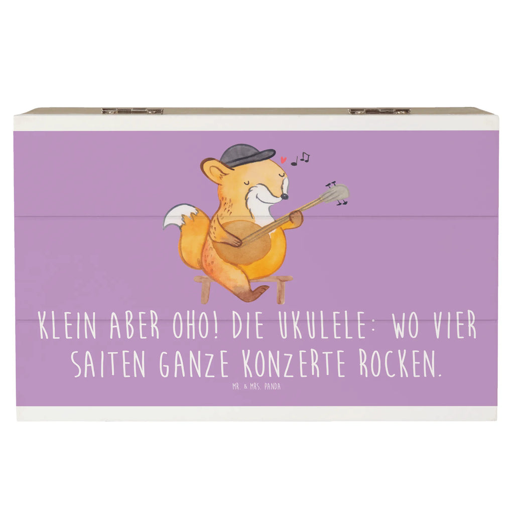 Wooden chest Klein aber oho! Die Ukulele: wo vier Saiten ganze Konzerte rocken. Kiste, Holzkiste, Dekokiste, Geschenkdose, Geschenkbox, Truhe, Erinnerungskiste, XXL, Aufbewahrungsbox, Erinnerungsbox, Schatulle, Schatzkiste, Instrumente, Geschenke Musiker, Musikliebhaber