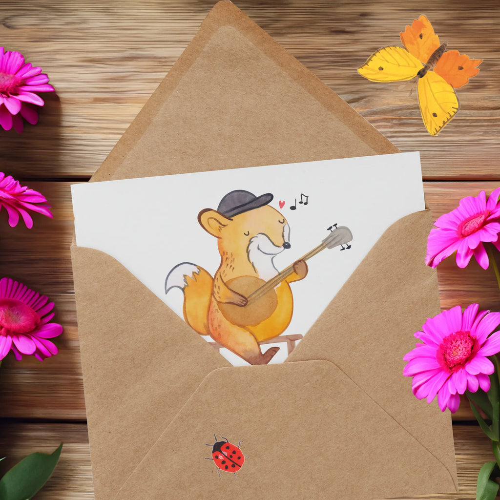 Deluxe Card Klein aber oho! Die Ukulele: wo vier Saiten ganze Konzerte rocken. Geburtstagskarte, Einladungskarte, Klappkarte, Karte, Hochwertige Klappkarte, Glückwunschkarte, Grußkarte, Hochzeitskarte, Hochwertige Grußkarte, Instrumente, Geschenke Musiker, Musikliebhaber