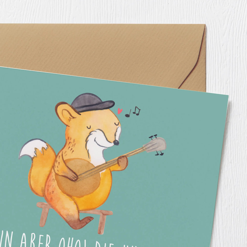 Deluxe Card Klein aber oho! Die Ukulele: wo vier Saiten ganze Konzerte rocken. Geburtstagskarte, Einladungskarte, Klappkarte, Karte, Hochwertige Klappkarte, Glückwunschkarte, Grußkarte, Hochzeitskarte, Hochwertige Grußkarte, Instrumente, Geschenke Musiker, Musikliebhaber