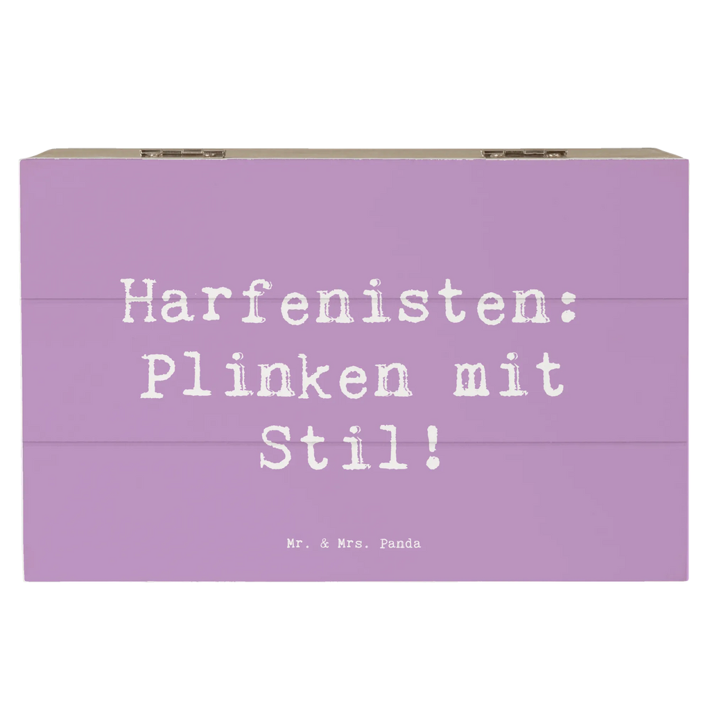 Holzkiste Spruch Harfe mit Stil Schatzkiste, XXL, Holzkiste, Schatulle, Geschenkbox, Geschenkdose, Kiste, Truhe, Erinnerungskiste, Aufbewahrungsbox, Erinnerungsbox, Dekokiste, Instrumente, Geschenke Musiker, Musikliebhaber