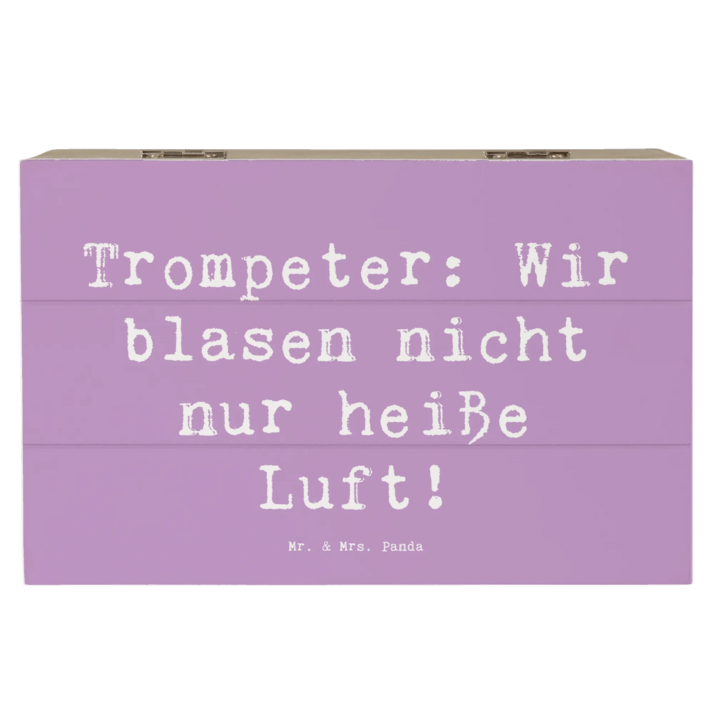Holzkiste Spruch Trompete Kunst Schatulle, Geschenkdose, Erinnerungskiste, Kiste, Erinnerungsbox, Holzkiste, XXL, Dekokiste, Geschenkbox, Schatzkiste, Truhe, Aufbewahrungsbox, Instrumente, Geschenke Musiker, Musikliebhaber