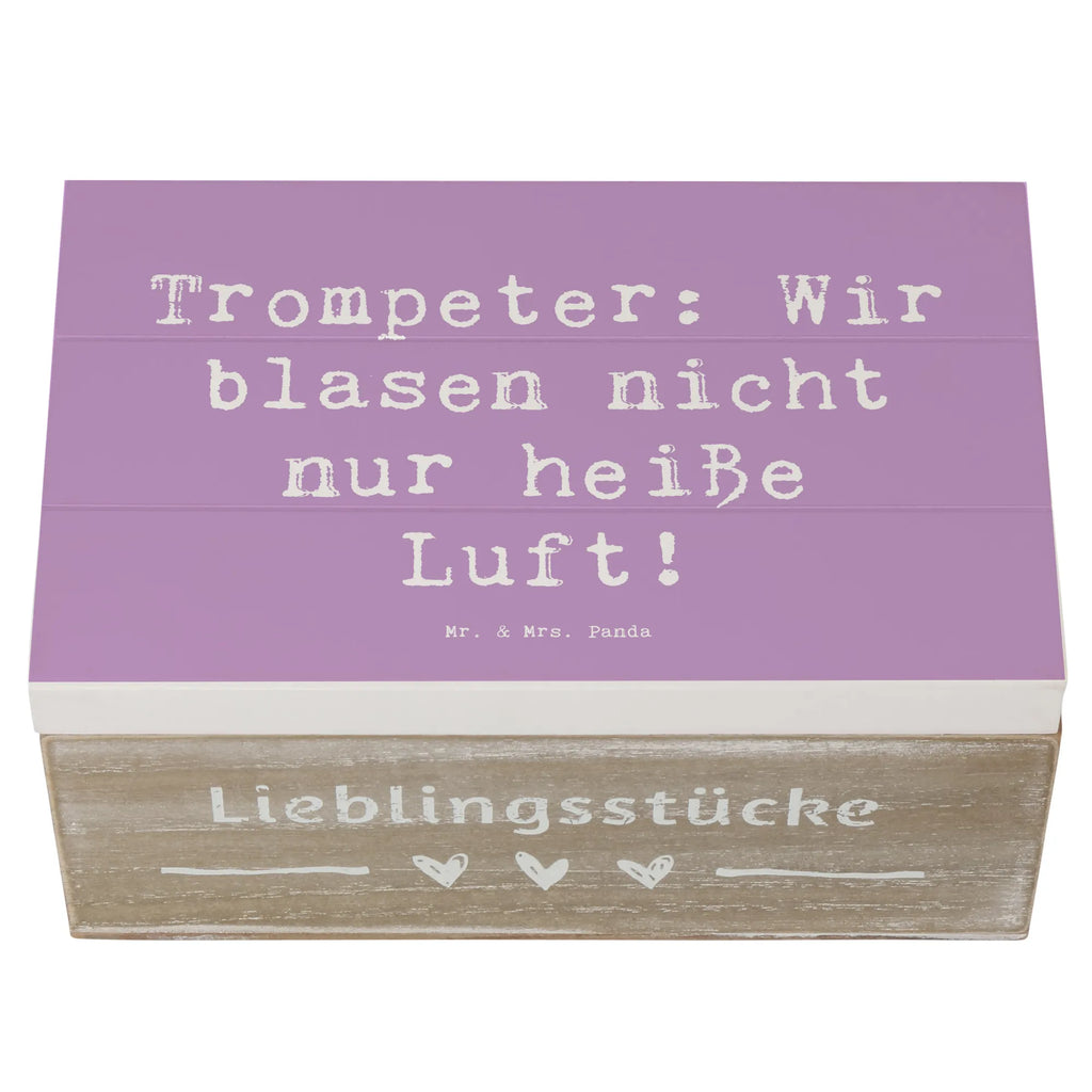 Holzkiste Spruch Trompete Kunst Schatulle, Geschenkdose, Erinnerungskiste, Kiste, Erinnerungsbox, Holzkiste, XXL, Dekokiste, Geschenkbox, Schatzkiste, Truhe, Aufbewahrungsbox, Instrumente, Geschenke Musiker, Musikliebhaber