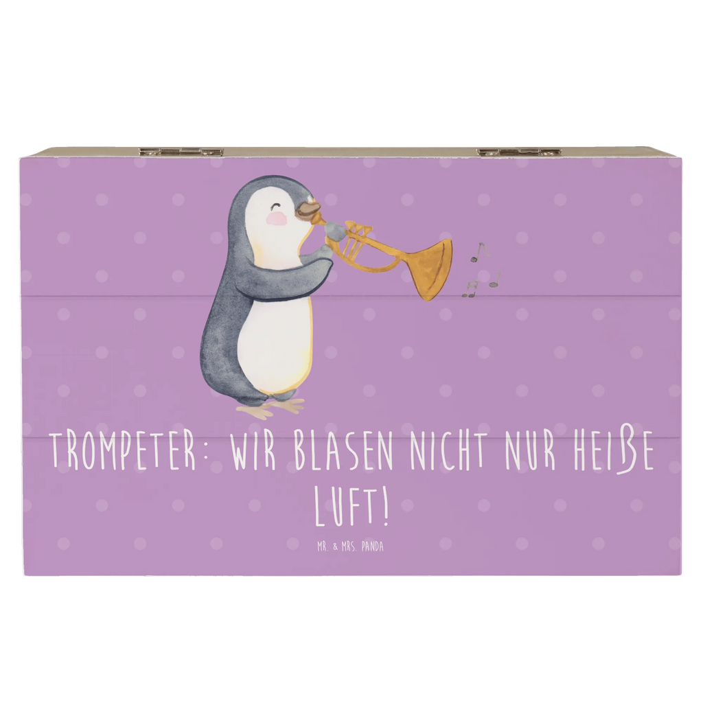 Holzkiste Trompete Kunst Schatulle, Truhe, Holzkiste, Aufbewahrungsbox, Schatzkiste, Erinnerungsbox, Dekokiste, Kiste, XXL, Geschenkbox, Geschenkdose, Erinnerungskiste, Instrumente, Geschenke Musiker, Musikliebhaber